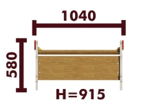 Скамейка детская Гусь 26005 для игровой площадки Скамейка детская Гусь 26005 для игровой площадки
