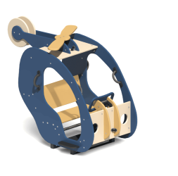 Игровой комплекс Вертолёт малый ИО-14.5 для детской площадки