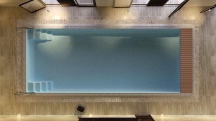 Бассейн 10,82х4,08х1,3-1,84м. Ксабия Pool Cover композитный, фото 5