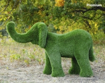 Топиари слон Патрик, средний - газон Deluxe
