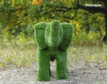 Топиари слон Патрик, средний - газон Deluxe