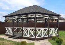 Прямоугольная беседка БОЛЬШАЯ ЕВРОПА Прямоугольная беседка БОЛЬШАЯ ЕВРОПА