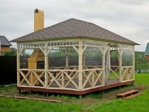 Прямоугольная беседка БОЛЬШАЯ ЕВРОПА Прямоугольная беседка БОЛЬШАЯ ЕВРОПА