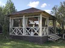 Прямоугольная беседка БОЛЬШАЯ ЕВРОПА Прямоугольная беседка БОЛЬШАЯ ЕВРОПА