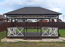 Прямоугольная беседка БОЛЬШАЯ ЕВРОПА Прямоугольная беседка БОЛЬШАЯ ЕВРОПА