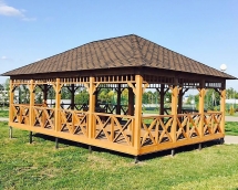 Прямоугольная беседка БОЛЬШАЯ ЕВРОПА Прямоугольная беседка БОЛЬШАЯ ЕВРОПА