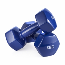 Гантель неразборная  8 кг винил