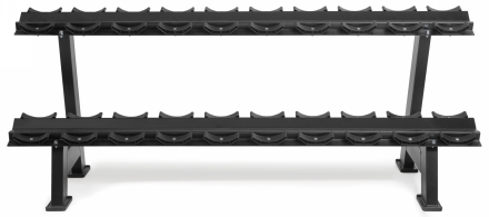 Стойка для гантелей на 10 пар VictoryFit VF-D4024 (2 места), фото 3