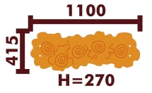 Скамейка детская 26004 для игровой площадки Скамейка детская 26004 для игровой площадки