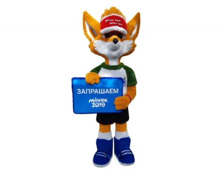 Топиари лисенок с табличкой, h=250см - газон Eco, фото 1