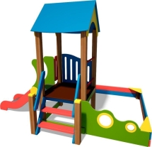 Песочница с горкой ТЕ312 Песочница с горкой ТЕ312