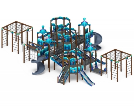 Детская игровая площадка Морской ДИК 2.17.08-01 H=1200 H=2000, фото 4