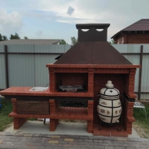 Печь Аристократ 814 Радиальный кирпич красный