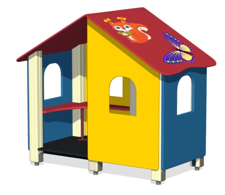 Домик-беседка Дворик ПС-59 для детской площадки, фото 1