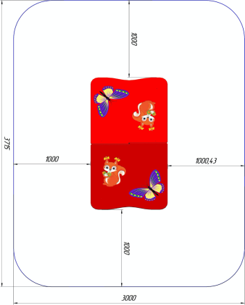 Домик-беседка Дворик ПС-59 для детской площадки, фото 3
