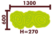 Скамейка детская 26003 для игровой площадки Скамейка детская 26003 для игровой площадки