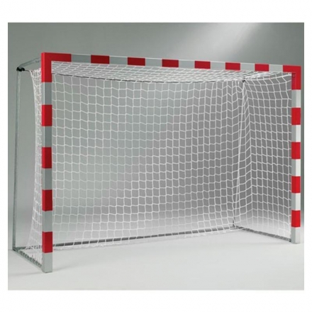 Сетка гандбол/мини-футбол Д-3,5мм, яч. 50*50, цв. белый. Размер 2,00*3,00*1,0м. ПА, фото 1