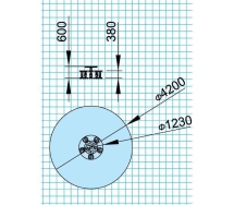 Песочный двор "Мухомор" ТЕ313 Песочный двор "Мухомор" ТЕ313