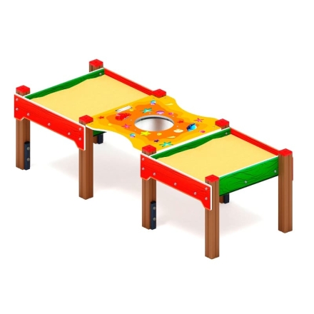 Песочница двойная - ДОВ 50.01.04-01, фото 2