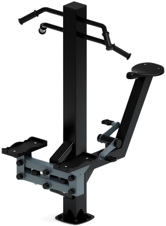 Степ+Вело (серый) - Уличный тренажер - СТ 018-13.И1, фото 1