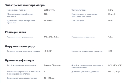 Блок автоматической обратной промывки AUTOCLEAN LIGHT 1 ½&quot; - 2&quot;, фото 3
