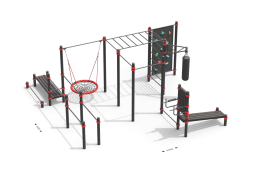 Воркаут площадка по проекту WP-271/20 &quot;Охта Парк&quot;