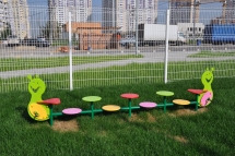 Скамейка детская 26002.21 для игровой площадки Скамейка детская 26002.21 для игровой площадки