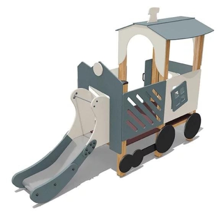 Игровой макет Паровоз ВСТ 5628 для детской площадки, фото 3