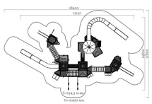 Игровой комплекс Эко 071211 для детской площадки