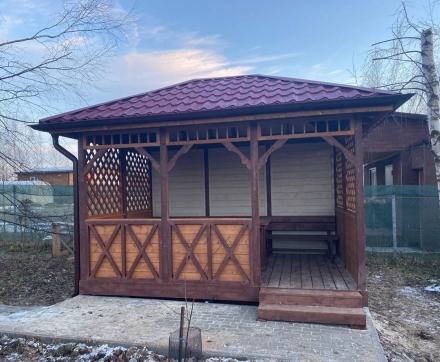 Прямоугольная беседка Малая Калифорния, фото 8