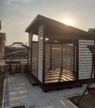 Прямоугольная беседка ЛИНИЯ