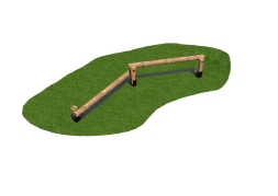 Балансировочное бревно двойное, фото 1