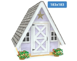 Игровой домик TORUDA WOOD А-образный, фото 2 Игровой домик TORUDA WOOD А-образный, фото 2