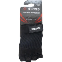 Перчатки для занятий спортом &quot;TORRES&quot;, размер XL, нейлон, натуральная кожа