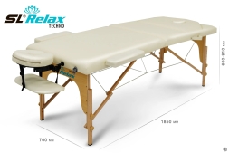 Массажный стол Techno (beige) Бежевый, фото 4