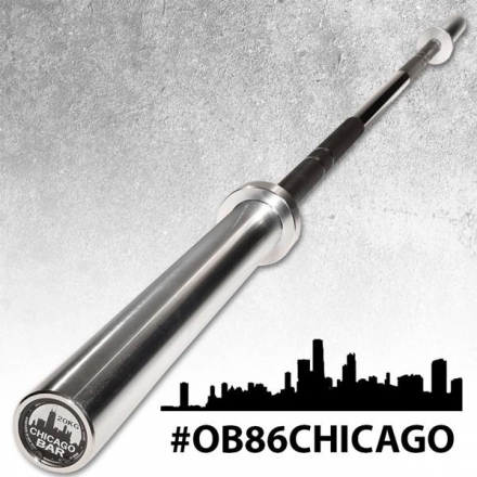 Гриф олмпийский с двойными марками 220 см BODY-SOLID CHICAGO, фото 1