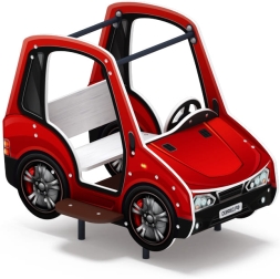 Машинка (красная) - Беседка машинка средняя - МФ 10.03.01-03.И1, фото 1