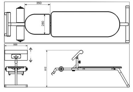 Комплект опций к скамье для пресса KSW professional Bench Press, фото 6