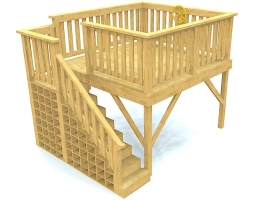 Детская площадка для помещения TORUDA WOOD Чердак Мини, фото 4 Детская площадка для помещения TORUDA WOOD Чердак Мини, фото 4