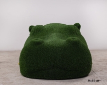 Топиари Бегемот в воде, h=60см - газон Есо Топиари Бегемот в воде, h=60см - газон Есо