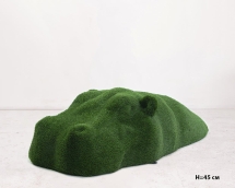 Топиари Бегемот в воде, h=60см - газон Есо Топиари Бегемот в воде, h=60см - газон Есо