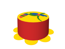 Пуфик «Попугай» Пуфик «Попугай»