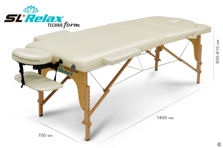 Массажный стол Techno Form (beige) Бежевый, фото 4