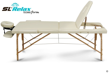 Массажный стол Techno Form (beige) Бежевый, фото 3