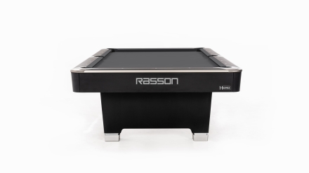 Бильярдный стол "Rasson Hero" 9 футов (чёрный, сланец 25 мм) в комплекте с плитой, аксессуары + сукно, фото 2