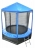 Батут OPTIFIT Like Blue 6ft 1,83 м с синей крышей