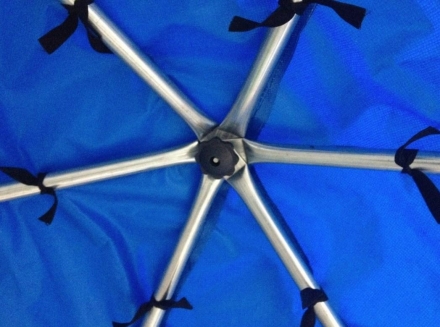 Батут OPTIFIT Like Blue 6ft 1,83 м с синей крышей, фото 3