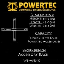 Стойка для хранения аксессуаров тренажеров Powertec WB-ASR10