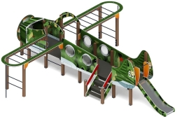 Аэроплан - ДИК 1.03.4.01-02.C (Хаки) - Игровой комплекс H=900, фото 1