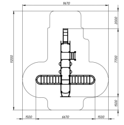 Аэроплан - ДИК 1.03.4.01-02.C (Хаки) - Игровой комплекс H=900, фото 6